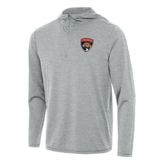 Florida Panthers Antigua Tidy Quarter-Zip Hoodie - Heather Gray | US 202235834