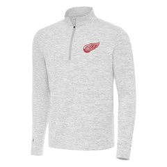 Detroit Red Wings Antigua Cause Quarter-Zip Top - Gray | US 202235836