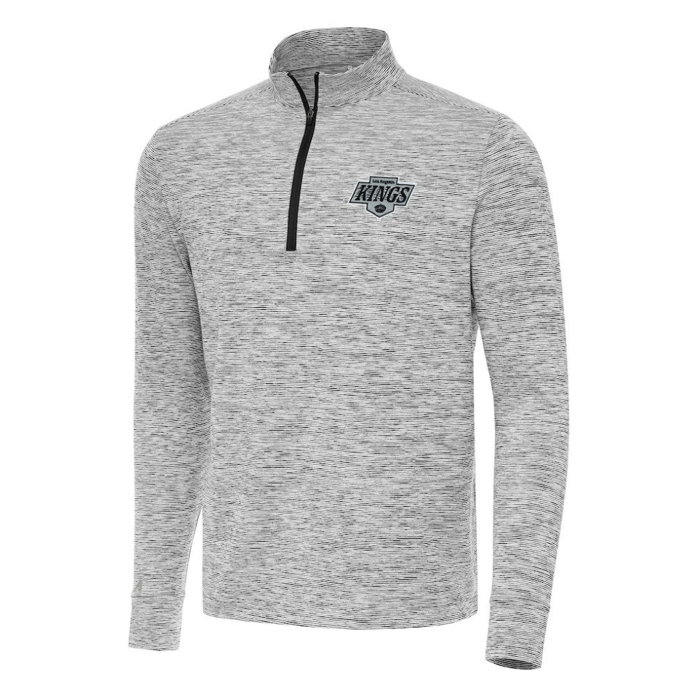 Los Angeles Kings Antigua Cause Quarter-Zip Top - Black | US 202235852