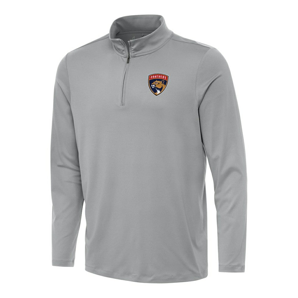 Florida Panthers Antigua Reprocess Quarter-Zip Top - Gray | US 202236324