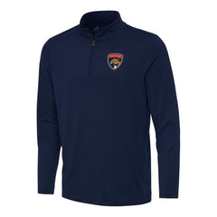 Florida Panthers Antigua Reprocess Quarter-Zip Top - Navy | US 202236330