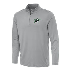 Dallas Stars Antigua Reprocess Quarter-Zip Top - Gray | US 202236335