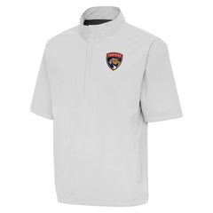 Florida Panthers Antigua Brisk Quarter-Zip Windbreaker - Heather Gray | US 202236516