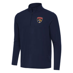 Florida Panthers Antigua Intent Quarter-Zip Top - Navy | US 202236557