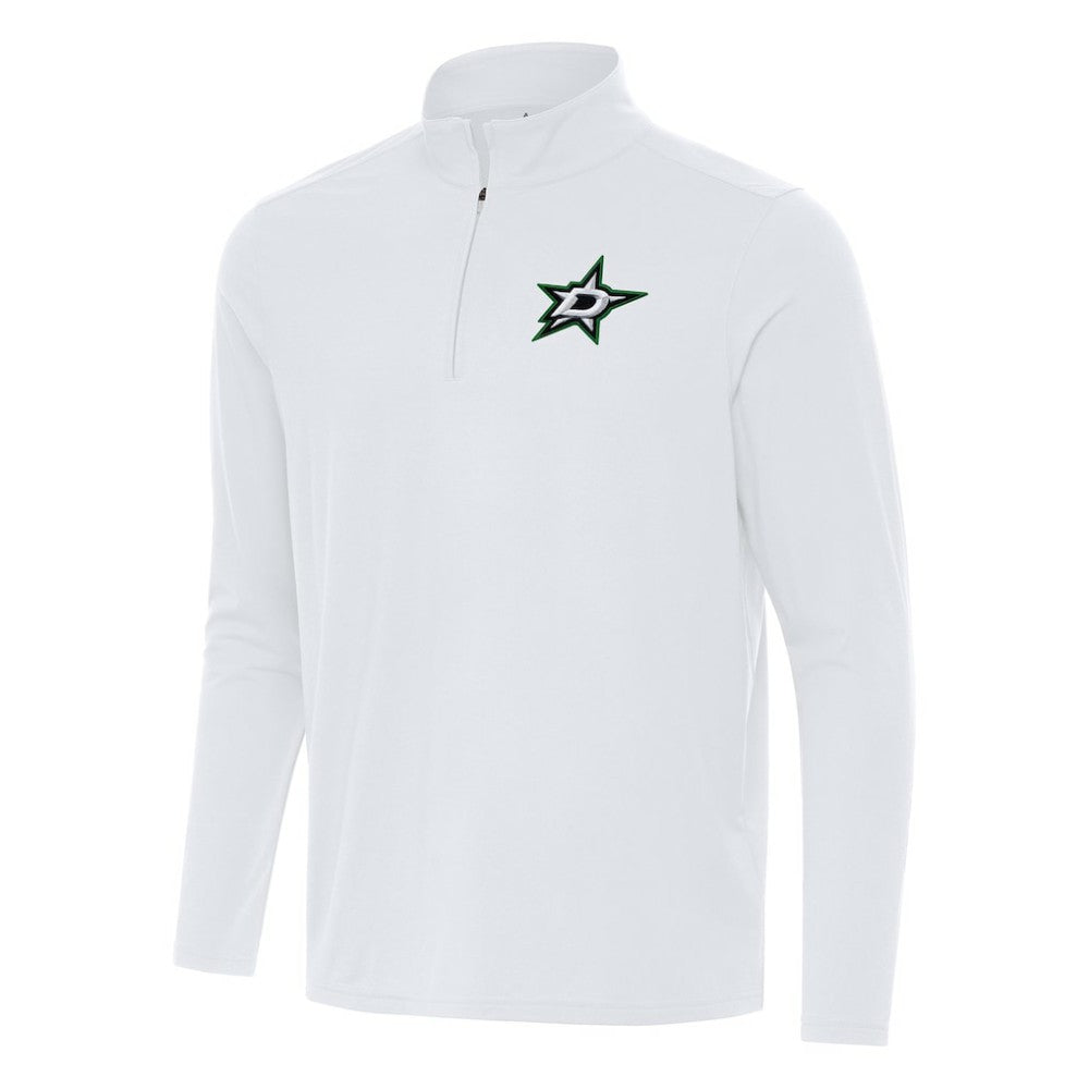Dallas Stars Antigua Intent Quarter-Zip Top - White | US 202236564