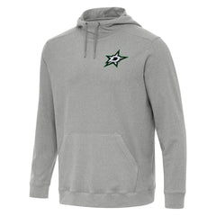 Dallas Stars Antigua Cloud Pullover Hoodie - Heather Gray | US 202236587