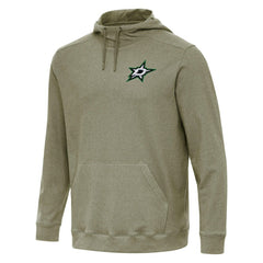 Dallas Stars Antigua Cloud Pullover Hoodie - Olive | US 202236590