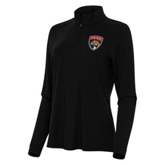 Florida Panthers Antigua Women's Intent Quarter-Zip Top - Black | US 202236852