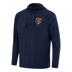 Florida Panthers Antigua Spikes Quarter-Zip Hoodie - Heather Navy | US 202237062