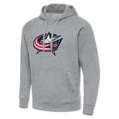 Columbus Blue Jackets Antigua Big & Tall Victory Pullover Hoodie - Heather Gray | US 202237268