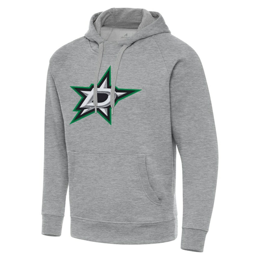 Dallas Stars Antigua Big & Tall Victory Pullover Hoodie - Heather Gray | US 202237281