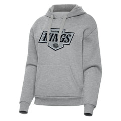 Los Angeles Kings Antigua Women's Victory Pullover Hoodie - Heather Gray | US 202253497