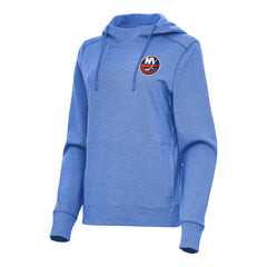 New York Islanders Antigua Women's Justice Pullover Hoodie - Heather Royal | US 202253886