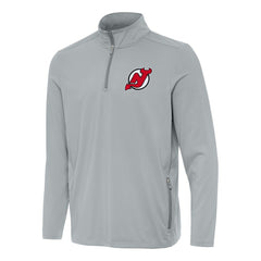 New Jersey Devils Antigua Perilous Quarter-Zip Sweatshirt - Gray | US 202254085