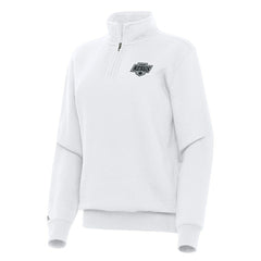 Los Angeles Kings Antigua Women's Victory Quarter-Zip Sweatshirt - White | US 202254127