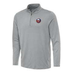 New York Islanders Antigua Reprocess Quarter-Zip Top - Gray | US 202254197