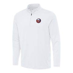 New York Islanders Antigua Reprocess Quarter-Zip Top - White | US 202254216