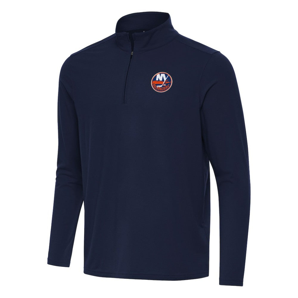 New York Islanders Antigua Intent Quarter-Zip Top - Navy | US 202254448