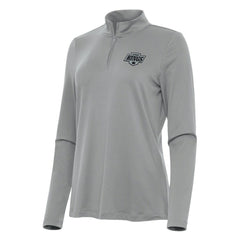 Los Angeles Kings Antigua Women's Reprocess Quarter-Zip Top - Gray | US 202254591