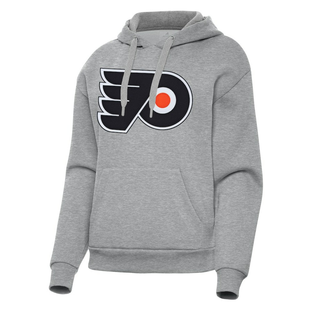 Philadelphia Flyers Antigua Women's Victory Pullover Hoodie - Heather Gray | US 202256943