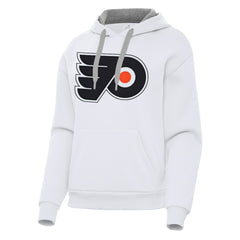 Philadelphia Flyers Antigua Women's Victory Pullover Hoodie - White | US 202256969