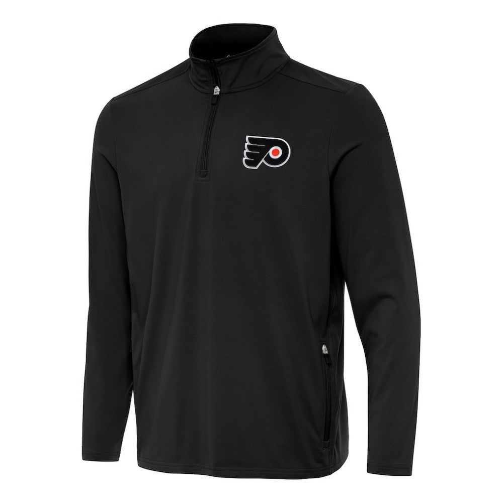 Philadelphia Flyers Antigua Perilous Quarter-Zip Sweatshirt - Black | US 202257537