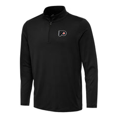 Philadelphia Flyers Antigua Reprocess Quarter-Zip Top - Black | US 202257654