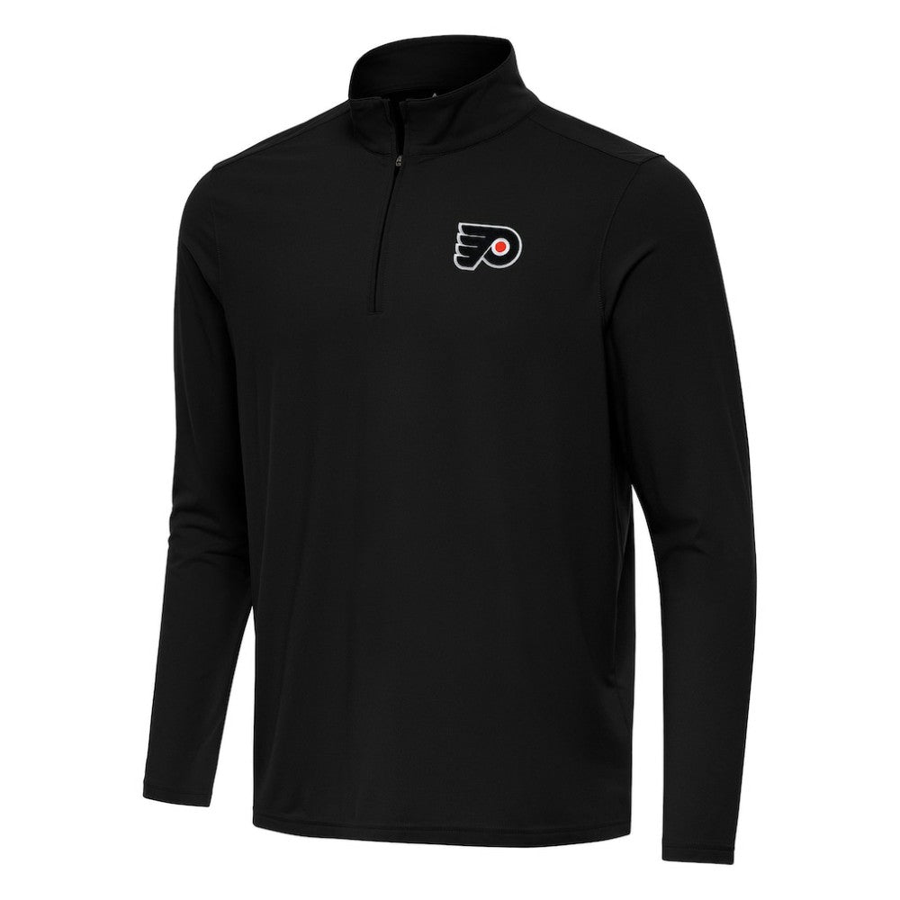 Philadelphia Flyers Antigua Intent Quarter-Zip Top - Black | US 202257906