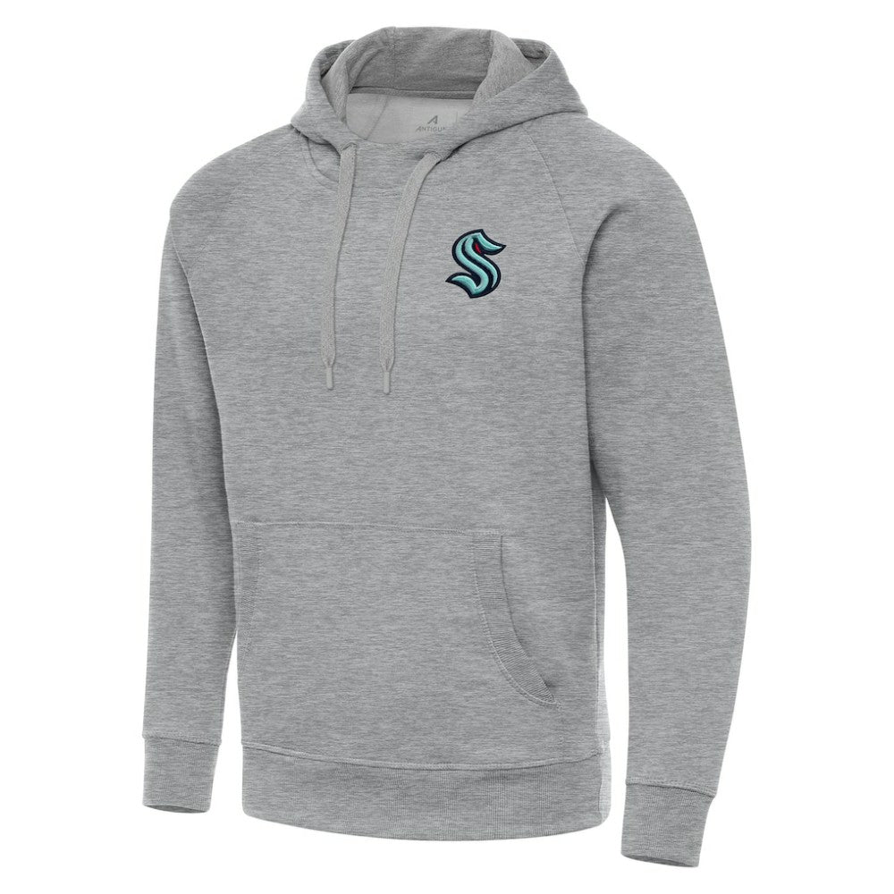 Seattle Kraken Antigua Big & Tall Victory Pullover Hoodie - Heather Gray | US 202258515