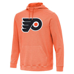 Philadelphia Flyers Antigua Cloud Pullover Hoodie - Heather Orange | US 202258638