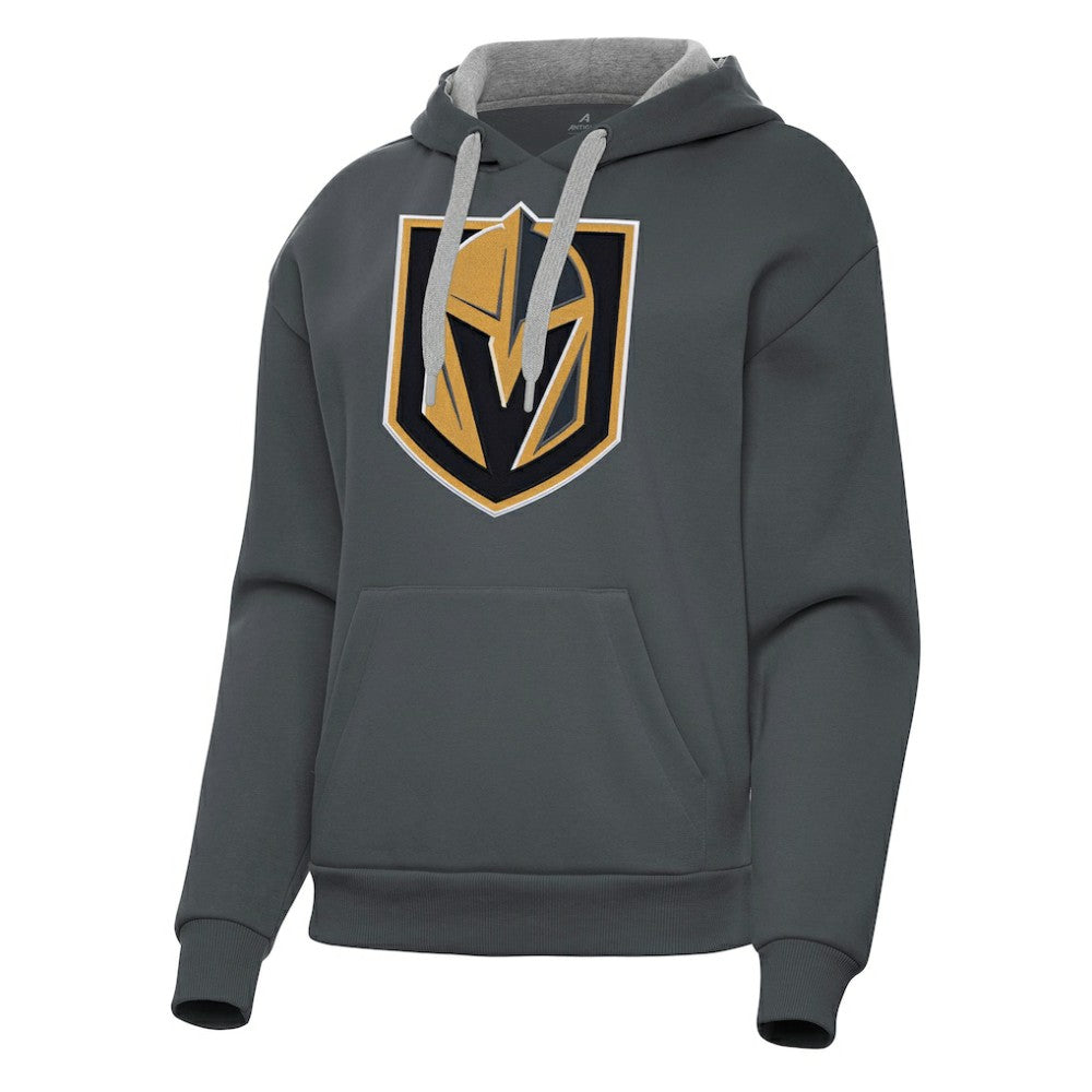 Vegas Golden Knights Antigua Women's Victory Pullover Hoodie - Charcoal | US 202258879