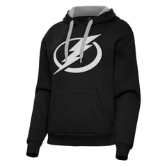 Tampa Bay Lightning Antigua Women's Victory Pullover Hoodie - Black | US 202258893