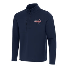 Washington Capitals Antigua Insider Quarter-Zip Top - Navy | US 202259037