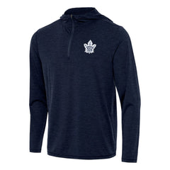 Toronto Maple Leafs Antigua Tidy Quarter-Zip Hoodie - Heather Navy | US 202259120