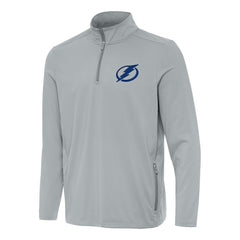 Tampa Bay Lightning Antigua Perilous Quarter-Zip Sweatshirt - Gray | US 202259476