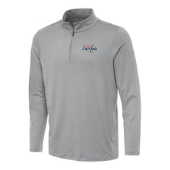 Washington Capitals Antigua Reprocess Quarter-Zip Top - Gray | US 202259614