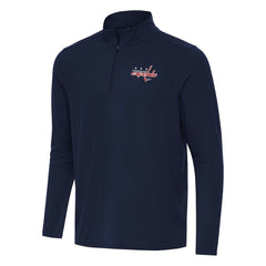 Washington Capitals Antigua Intent Quarter-Zip Top - Navy | US 202259842
