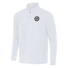 Winnipeg Jets Antigua Intent Quarter-Zip Top - White | US 202259846