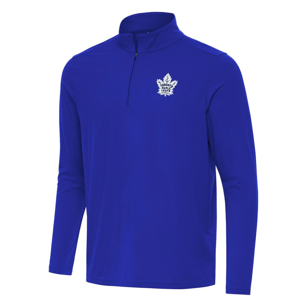 Toronto Maple Leafs Antigua Intent Quarter-Zip Top - Royal | US 202259858