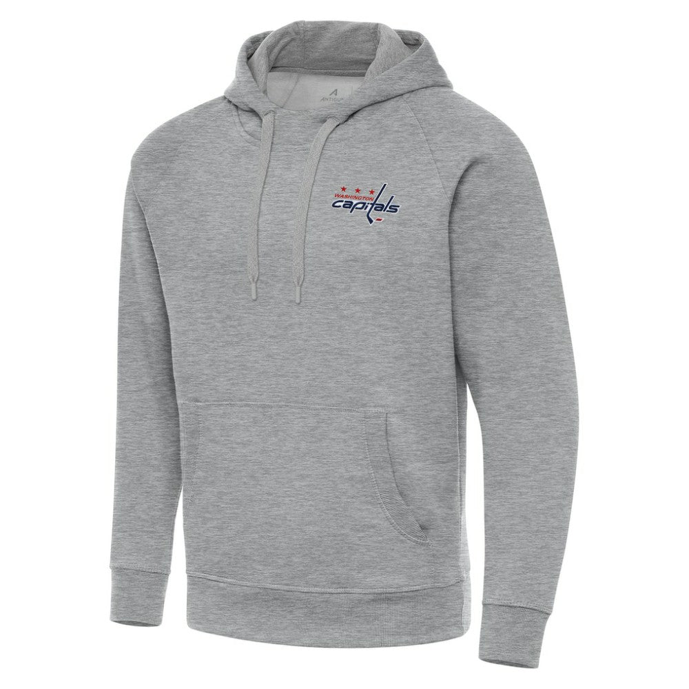 Washington Capitals Antigua Big & Tall Victory Pullover Hoodie - Heather Gray | US 202260441