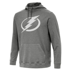 Tampa Bay Lightning Antigua Cloud Pullover Hoodie - Heather Black | US 202260489