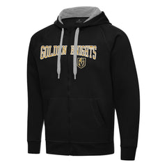 Vegas Golden Knights Antigua Big & Tall Victory Full-Zip Hoodie - Black | US 202260561