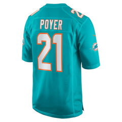 Jordan Poyer Miami Dolphins Game Jersey - Aqua Jerseys