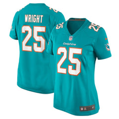 Jaylen Wright Miami Dolphins Women's Game Jersey - Aqua Jerseys