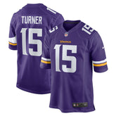 Dallas Turner Minnesota Vikings Game Jersey - Purple Jerseys