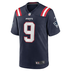 Kayshon Boutte New England Patriots Game Jersey - Navy Jerseys