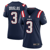 Demario Douglas New England Patriots Women's Game Jersey - Navy Jerseys