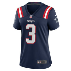 Demario Douglas New England Patriots Women's Game Jersey - Navy Jerseys