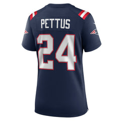 Dell Pettus New England Patriots Women's Game Jersey - Navy Jerseys