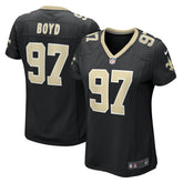 Khristian Boyd New Orleans Saints Women's Game Jersey - Black Jerseys